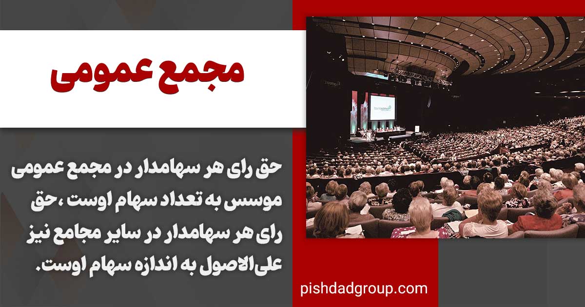 مجمع عمومی چیست و انواع مجمع عمومی 3 حق رای هر سهامدار در مجامع عمومی
