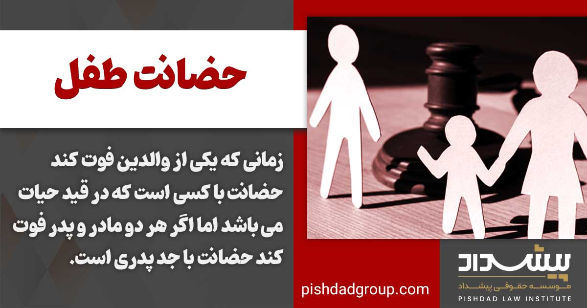 حضانت فرزندان در صورت فوت والدین