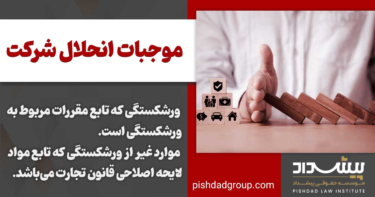 مراحل انحلال شرکت 2 موجبات انحلال شرکت